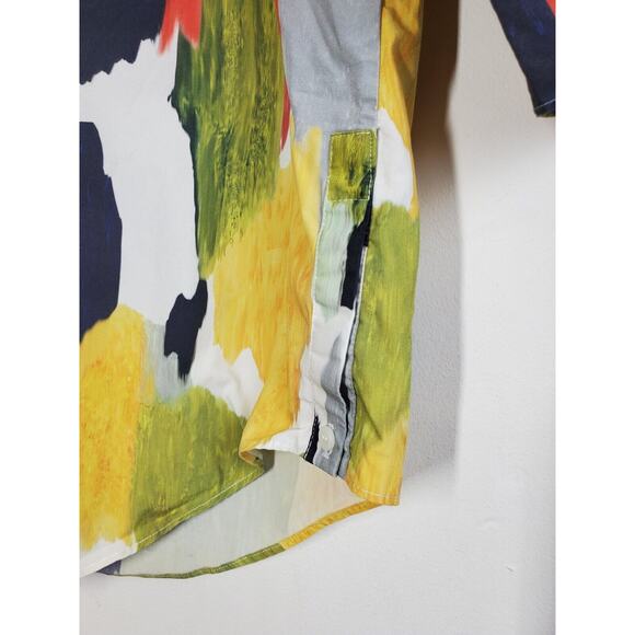 COS Top Womens Small Art To Wear Lagenlook Boho Colorful Minimalist - Picture 3 of 9